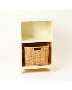 Meadow Branch Freestanding Pull-Out Hamper Cabinet - Ivory (synthetic illustration; no displayed measurements)