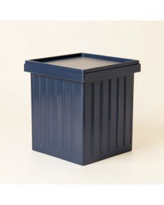 Dawn Canyon Closed Outdoor Storage Box - Navy (synthetic illustration; no displayed measurements)