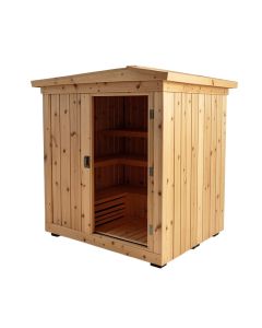 Madison 3 Person Indoor Traditional Steam Sauna In Cedar