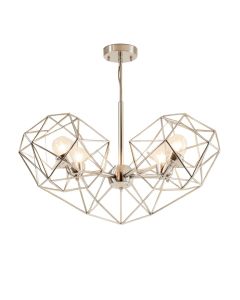Griffey 10 - Light Unique / Statement Geometric Chandelier