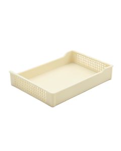 Juniper Dell Empty Under-Desk Cable Tray - Ivory