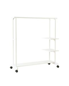 Slate Canyon Empty Garment Rack - White