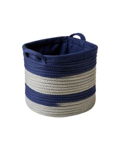 Cotton Rope Storage Basket Bin With Handles