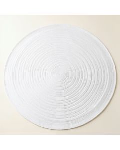 Hill Bridge Round Area Rug - White (synthetic illustration; no displayed measurements)
