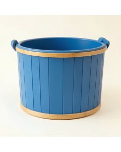 Laurel Crossing Laundry Hamper - Blue (synthetic illustration; no displayed measurements)