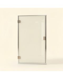 Unidoor Toulon 58 '' W X 72 '' H Hinged Framed Shower Door With Clearmax™ Technology (synthetic illustration; no displayed measurements)