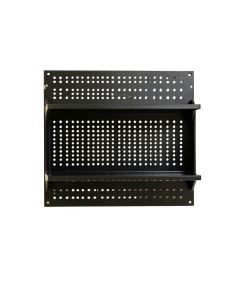 River Bluff Empty Wall-Mounted Tool Organizer Panel - Black (synthetic illustration; no displayed measurements)