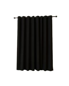 Ricci Solid Color Max Blackout Thermal Grommet Single Curtain Panel