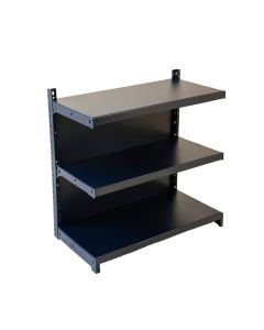 Slate Edge Desktop Shelving Unit - Navy (synthetic illustration; no displayed measurements)