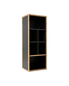 Briar Canyon Narrow Cubby Tower - Black (synthetic illustration; no displayed measurements)
