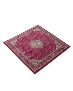 Lisdale Tufted Magenta Area Rug