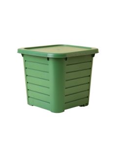 Cove Brook Closed Garden Compost Bin - Green (synthetic illustration; no displayed measurements)