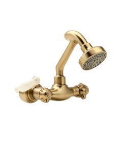 Vintage Thermostatic Pressure Balanced Tub And Shower Faucet With Solid Brass Shower (synthetic illustration; no displayed measurements)
