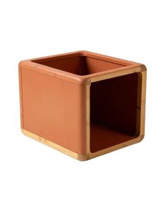 Slate Bluff Empty Furniture-Style Litter Enclosure - Terracotta