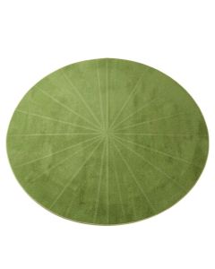 River Branch Round Area Rug - Green (synthetic illustration; no displayed measurements)