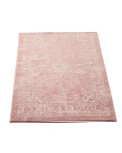 Elea Faux Pink Area Rug