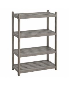 Elm Bridge Empty Seed-Starting Shelving Unit Without Lights - Gray