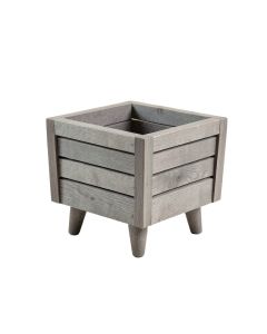Ridge Bluff Empty Raised Planter - Gray