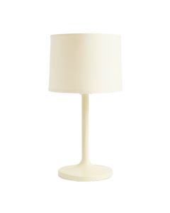 Clay Brook Table Lamp With A Plain Fabric Shade - Cream