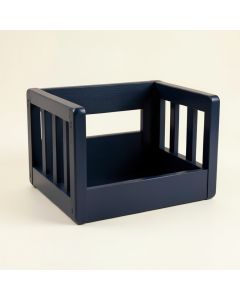 Summit Canyon Empty Furniture-Style Pet Crate - Navy (synthetic illustration; no displayed measurements)