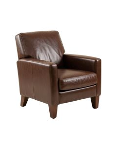 Elda Leather Arm Chair