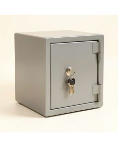 Steel Box Safe With Key Lock (synthetic illustration; no displayed measurements)