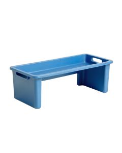 Olive Crest Narrow Outdoor Storage Bench - Blue