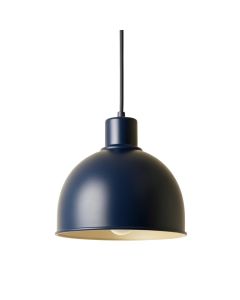 Cove Bluff Pendant Light Suspended From One Plain Cable - Navy (synthetic illustration; no displayed measurements)