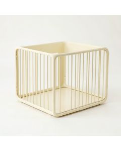 Brook Edge Empty Furniture-Style Pet Crate - Cream (synthetic illustration; no displayed measurements)