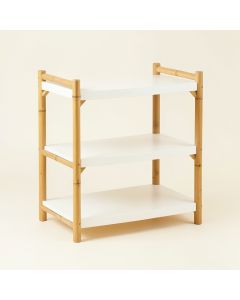 Alder Bridge Empty Countertop Canister Rack - White (synthetic illustration; no displayed measurements)