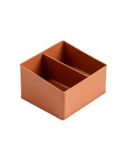 Oak Bluff Empty Coffee-Station Organizer - Terracotta