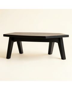 Stone Crest Indoor Bench - Black (synthetic illustration; no displayed measurements)