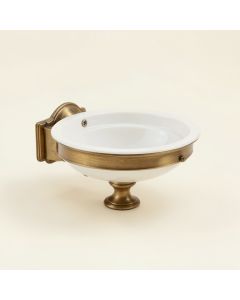 Edwardian 16 '' Wall Mounted Single Bathroom Vanity Base Only (synthetic illustration; no displayed measurements)