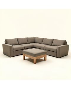 Celestia 133 '' Wide Symmetrical Modular Sectional With Ottoman (synthetic illustration; no displayed measurements)
