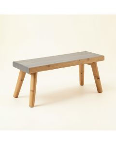 Dawn Branch Indoor Bench - Gray (synthetic illustration; no displayed measurements)
