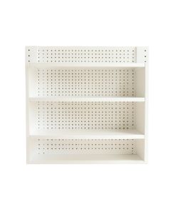 Willow Arc Empty Wall-Mounted Tool Organizer Panel - White