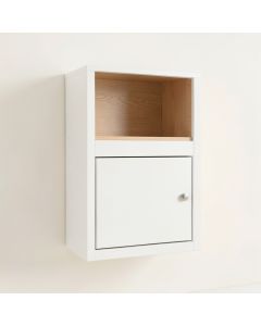 Brook Arc Wall-Mounted Entry Cabinet (synthetic illustration; no displayed measurements)
