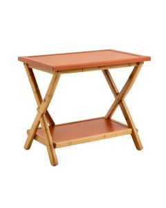 Clay Canyon Side Table - Terracotta (synthetic illustration; no displayed measurements)