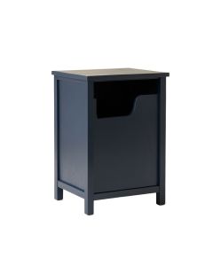 Pine Bridge Freestanding Pull-Out Hamper Cabinet - Navy (synthetic illustration; no displayed measurements)
