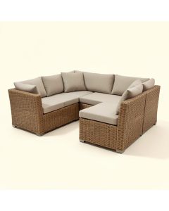 Botond Patio Sectional With Cushions (synthetic illustration; no displayed measurements)