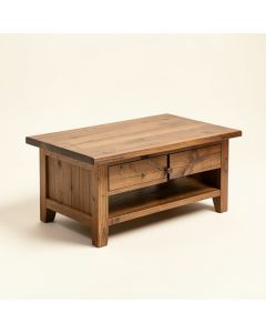 Louisbourg Solid Wood Coffee Table With Storage (synthetic illustration; no displayed measurements)