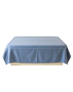 Willow Arc Flat Bed Sheet - Blue