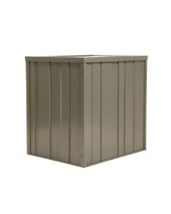 7 Ft. W X 3 Ft. D Metal Horizontal Tool Shed (synthetic illustration; no displayed measurements)