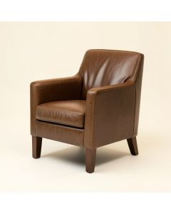 Mehaffey Leather Upholstered Dining Chair (synthetic illustration; no displayed measurements)