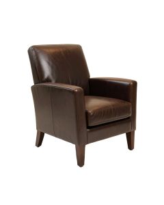 Essential Genuine Leather Upholstered Dining Chair