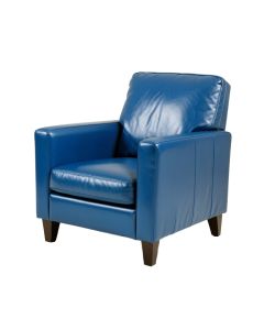 Copola 41 '' Wide Top Grain Leather Armchair (synthetic illustration; no displayed measurements)