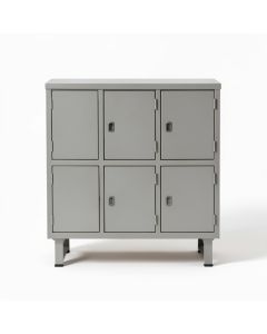 8 Door Front Load Multi-Unit Mailbox With 2 Parcel Lockers (synthetic illustration; no displayed measurements)