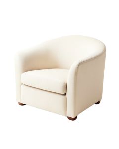 Bebi Upholstered Parsons Chair In Ivory (synthetic illustration; no displayed measurements)