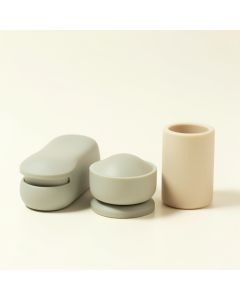Currahee 3-Piece Bathroom Accessory Set (synthetic illustration; no displayed measurements)