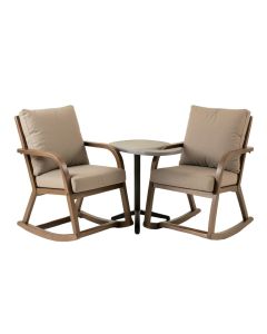 Arazeli 2-Piece Cushioned Rocking Chairs With 1 Bistro Table (synthetic illustration; no displayed measurements)